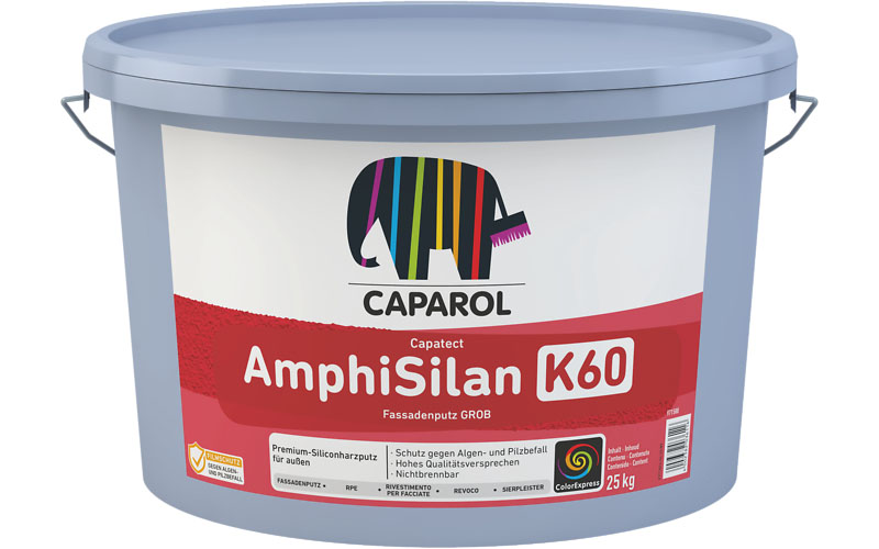 Caparol AmphiSilan Fassadenputz GROB - K60 - 25 kg