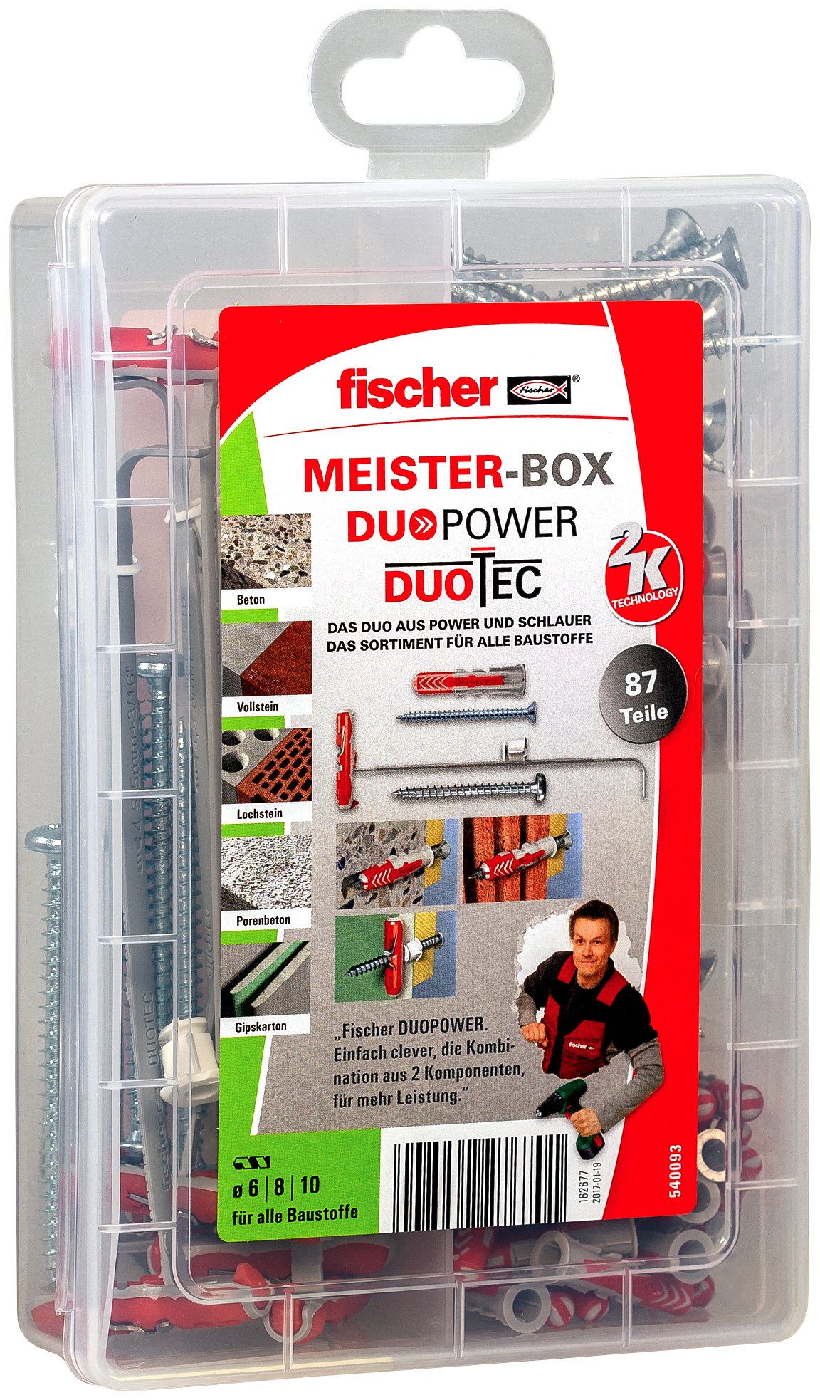 fischer Meister-Box DuoPower-DuoTec