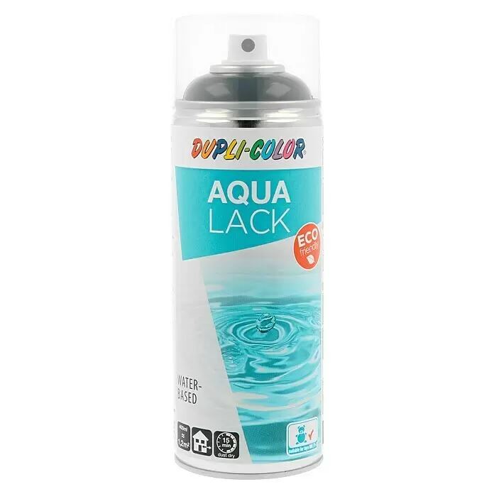 DUPLI-COLOR Aqua Lack - Schwarz - 350 ml