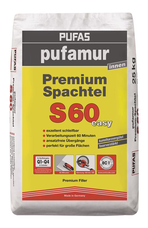 PUFAS pufamur Premium-Spachtel S60 easy - 25 kg