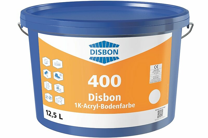 Disbon 400 1K-Acryl-Bodenfarbe - Mittelgrau - 5 L