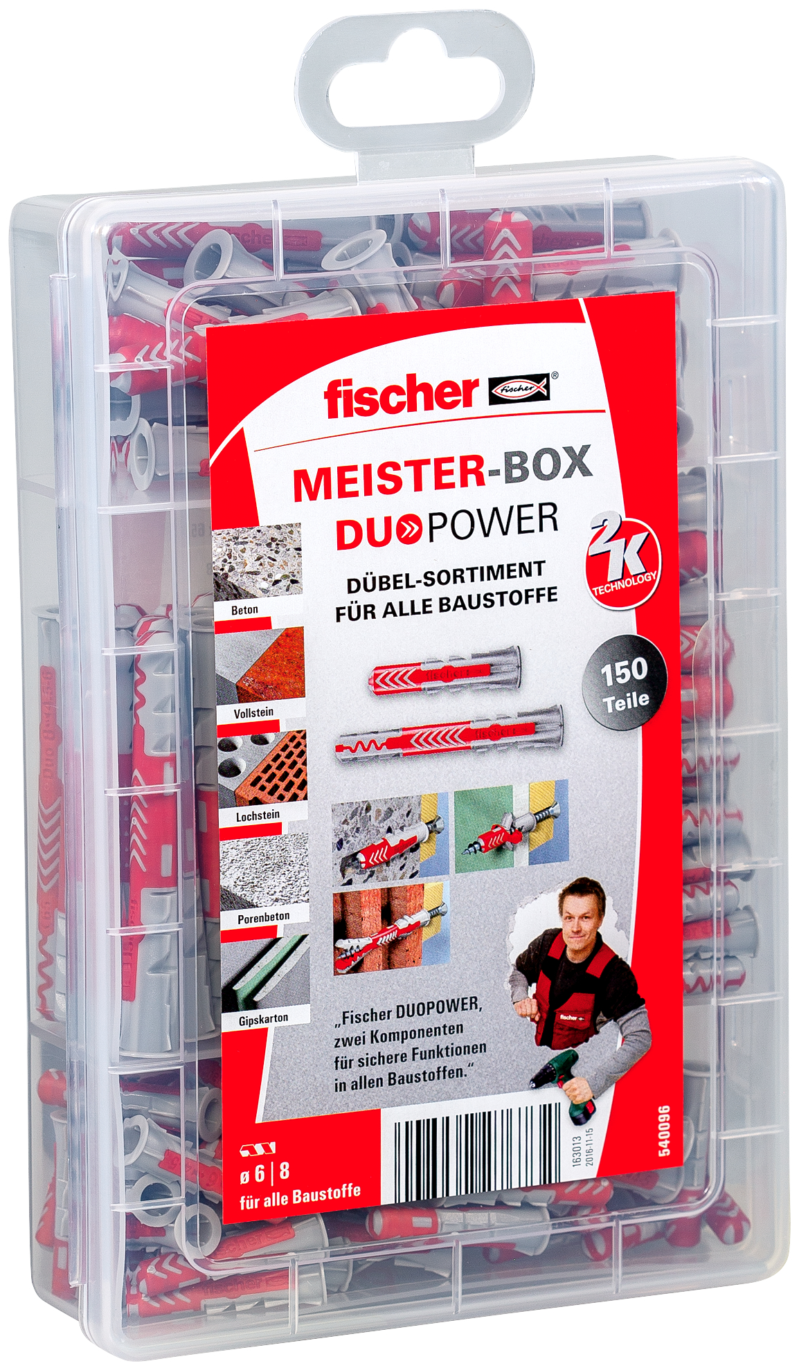 fischer Meister-Box DuoPower kurz/lang
