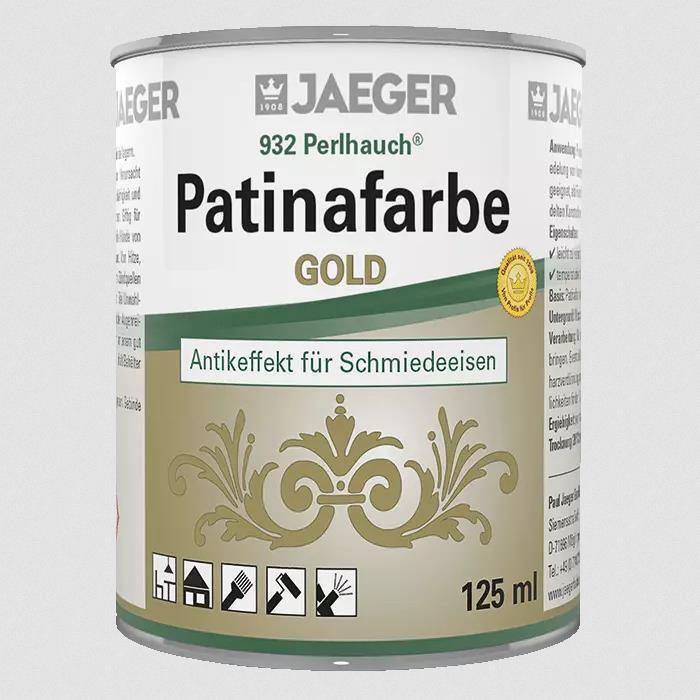 Jaeger 932 Perlhauch Patinafarbe - Gold - 125 ml