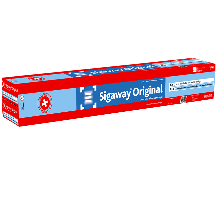Sigan Sigaway Original  - Universal-Trockenklebstoff auf Gewebeträger - 25 m²