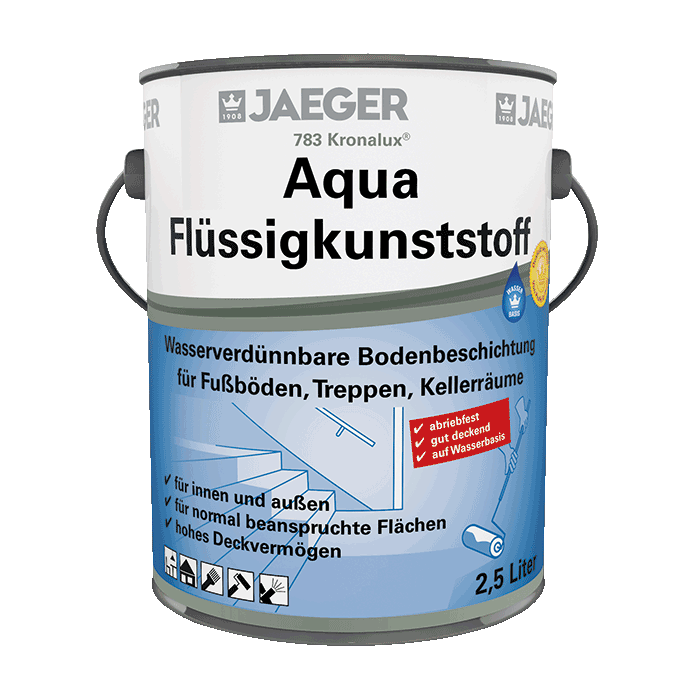 Jaeger 783 Kronalux® Aqua Flüssigkunststoff - Kieselgrau - 750 ml
