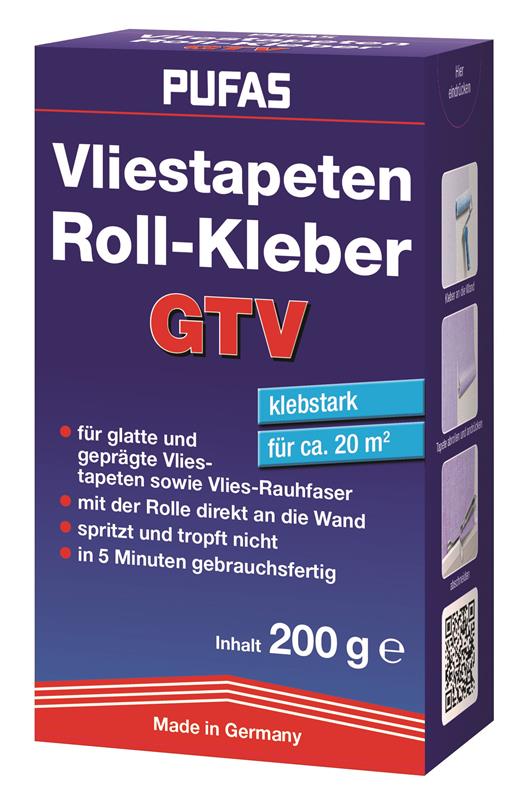 PUFAS Vliestapeten Roll-Kleber GTV - 200 g - Pulverform