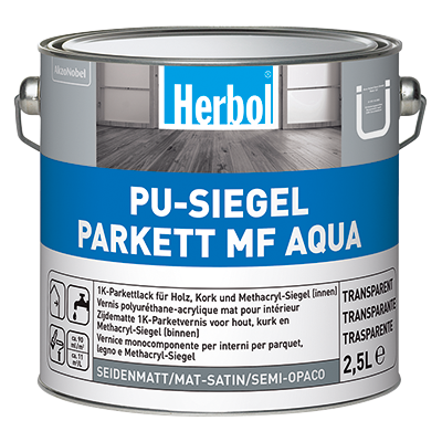 Herbol PU Siegel Parkett MF Aqua - 2,5 L