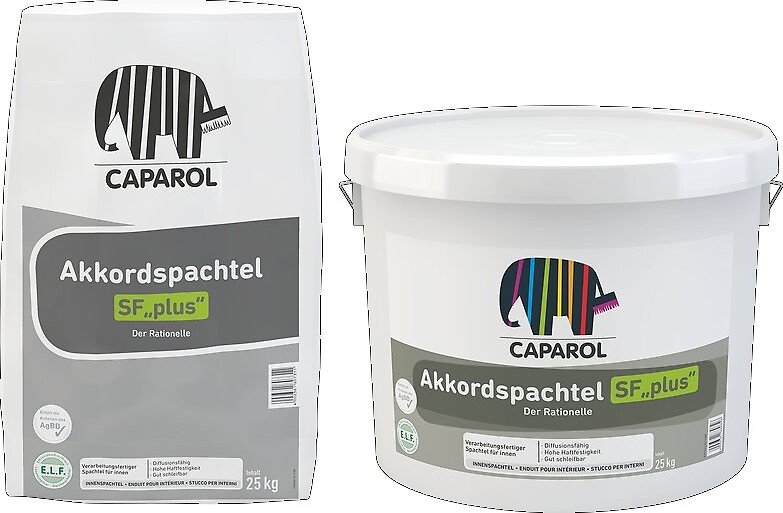 Caparol Akkordspachtel SF - Eimer - 25 kg