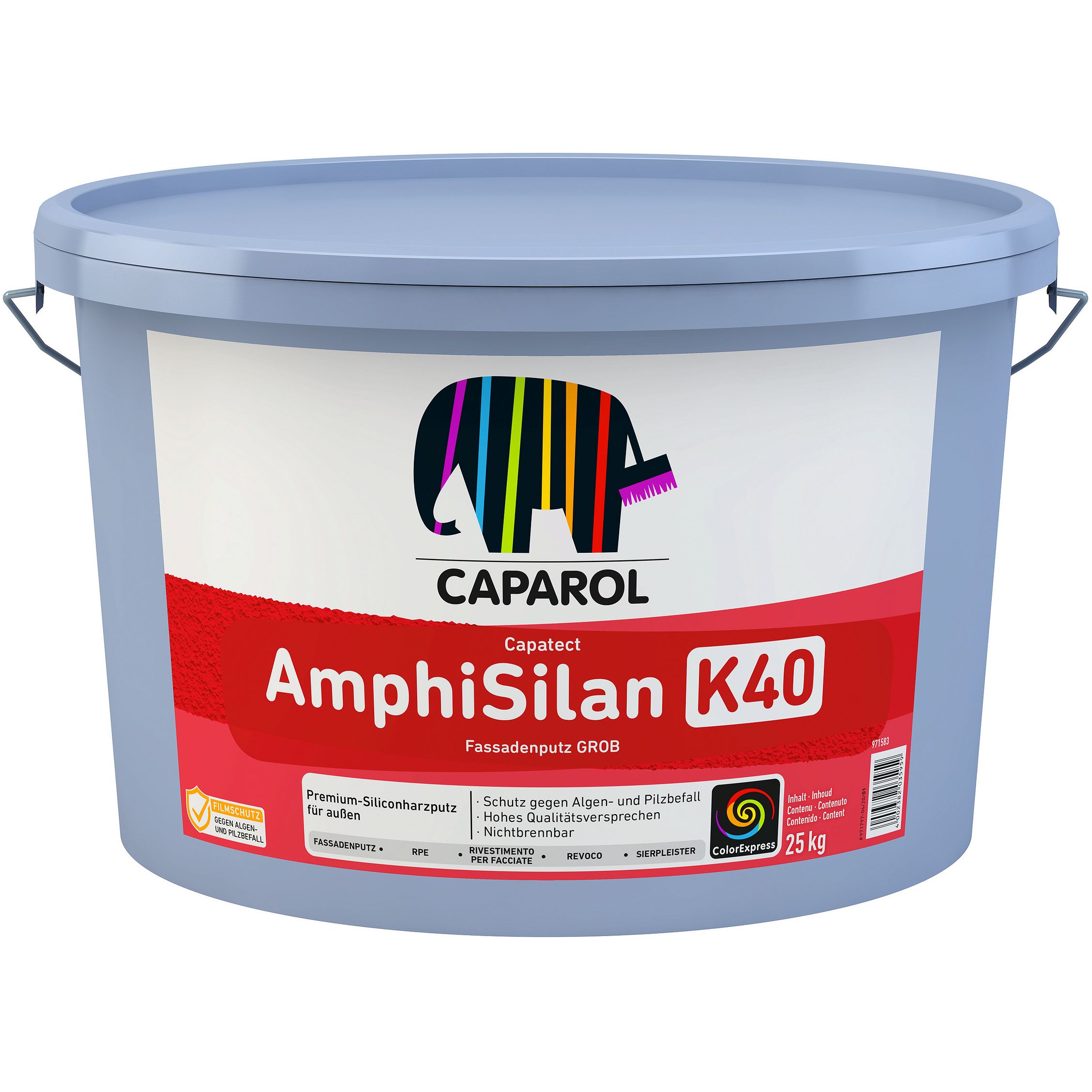 Caparol AmphiSilan Fassadenputz GROB - K40 - 25 kg