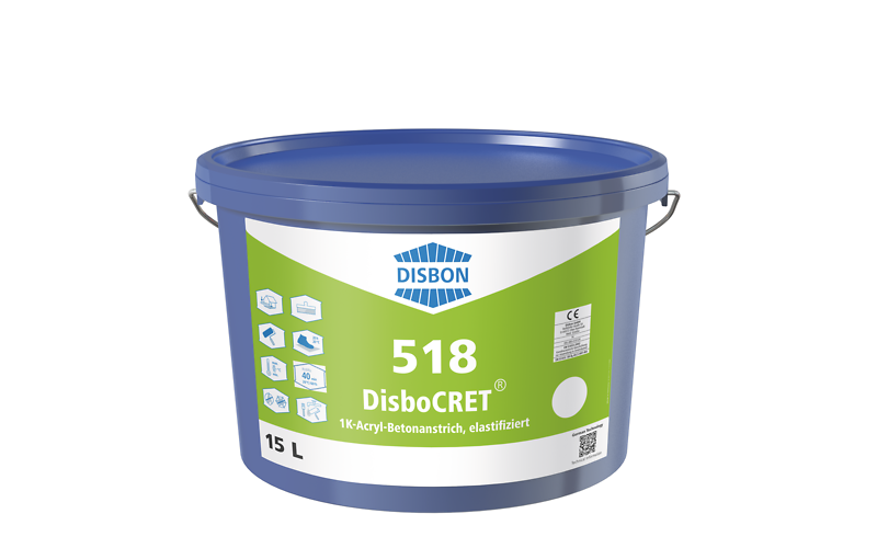Disbon 518 Disbocret 1K-Acryl-Betonsanstrich, elastifiziert - 15 L