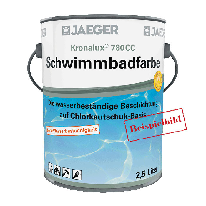 Jaeger 780 CC Kronalux® Schwimmbadfarbe - Weiß 0051 - 750 ml