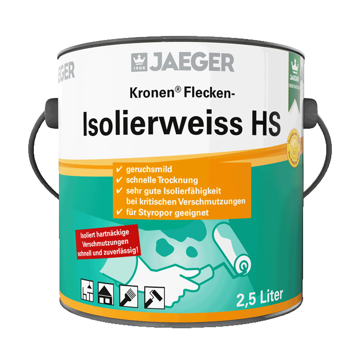 Jaeger 123 HS Kronen® Flecken-Isolierweiss - 750 ml