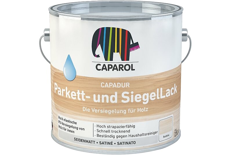 Caparol Parkett- & SiegelLack - Hochglanz - 0,75 L