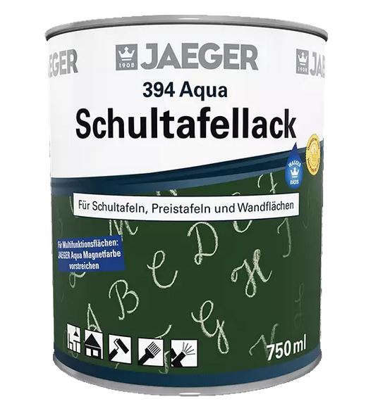 Jaeger 394 Aqua Schultafellack - Mattgrün - 750 ml