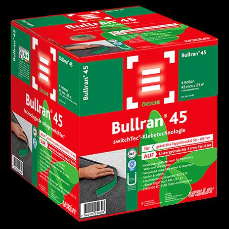Sigan Bullran 45  - Hochleistungs-Sockelband für Teppichsockel mit grobem Rücken - Rolle (45mm x 25m )