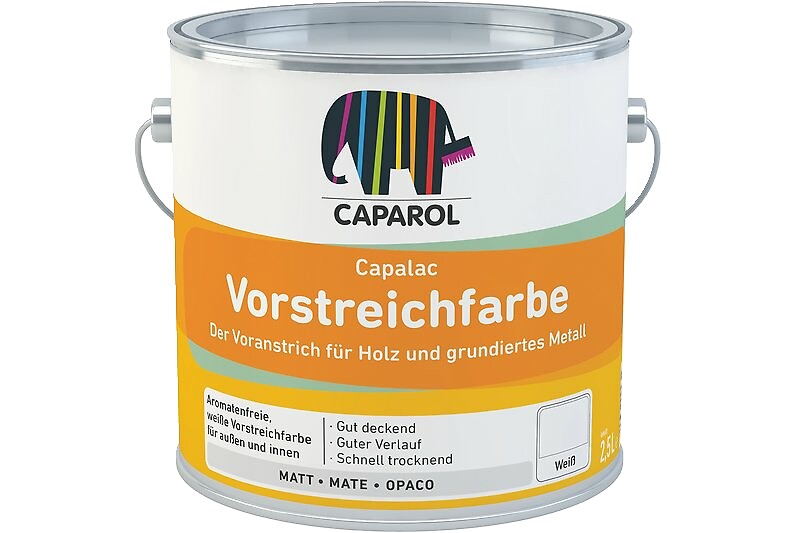 Caparol Vorstreichfarbe - Weiß - 2,5 L