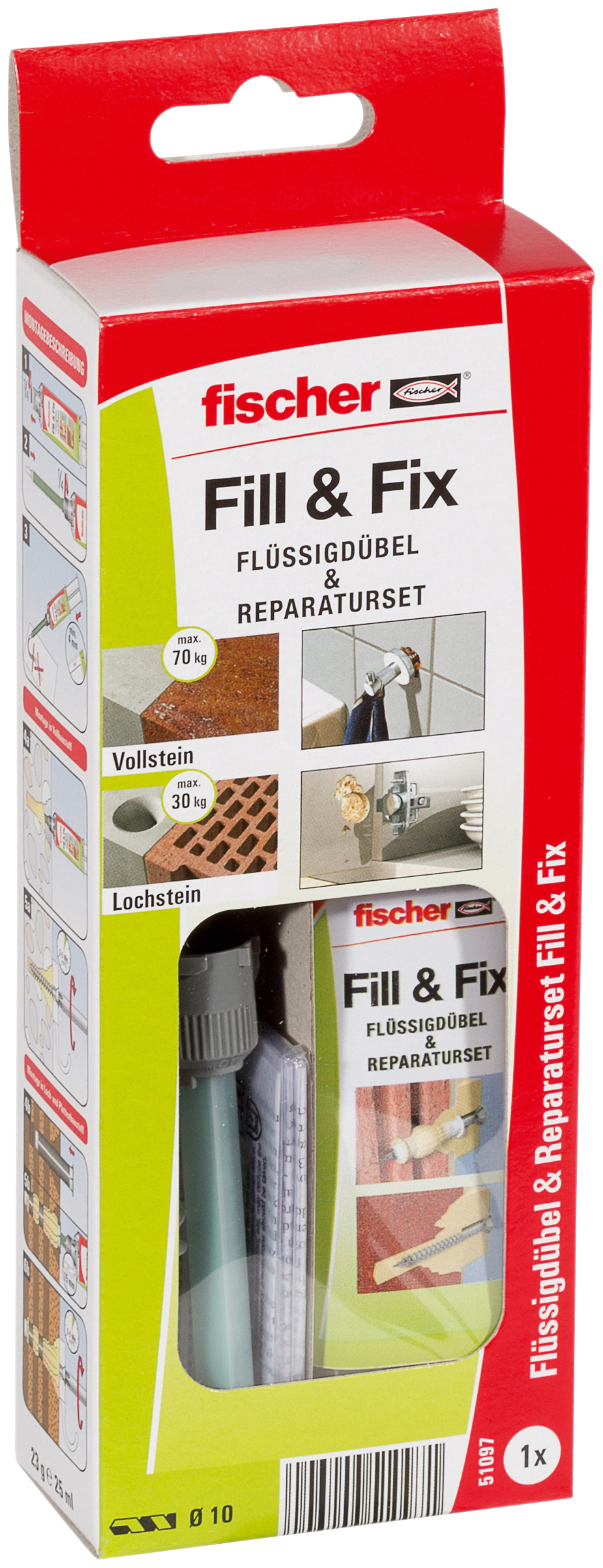 fischer Flüssigdübel Fill & Fix