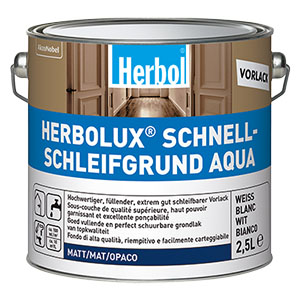Herbol Herbolux Schnell-Schleifgrund Aqua - Weiß - 2,5 L