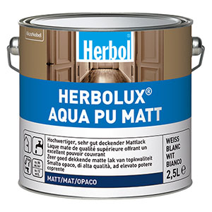 Herbol Herbolux Aqua PU Matt - Weiß - 2,5 L