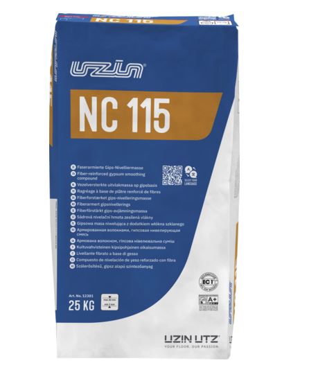 UZIN NC 115 - Faserarmierte Gips-Nivelliermasse - 25 kg