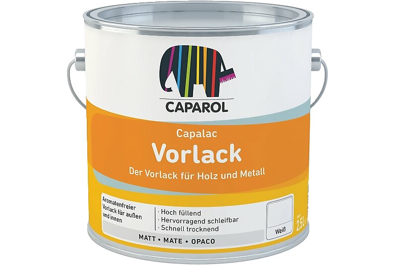Caparol Vorlack - Weiß - 2,5 L