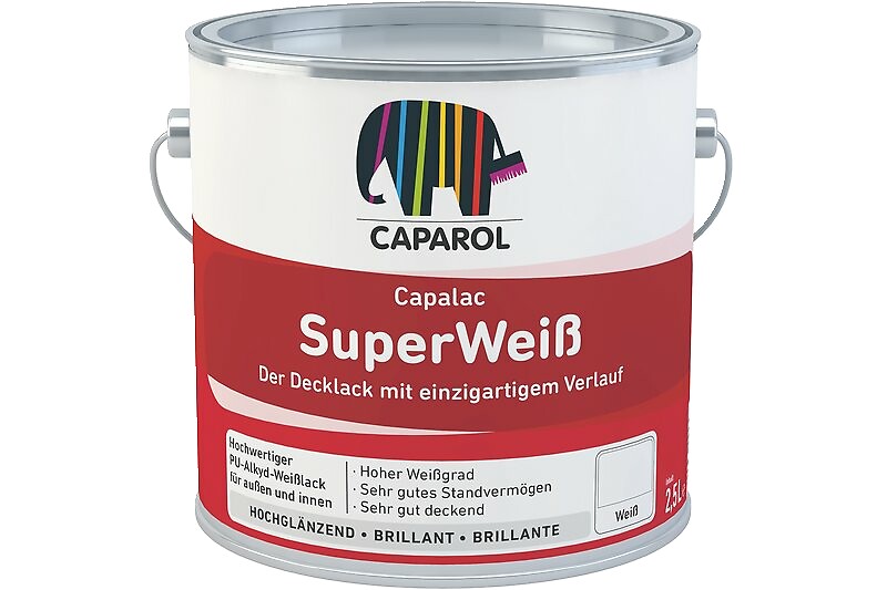 Caparol SuperWeiß - Weiß - 0,75 L