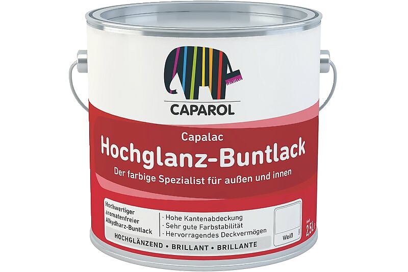 Caparol Hochglanz-Buntlack - 0,75 L