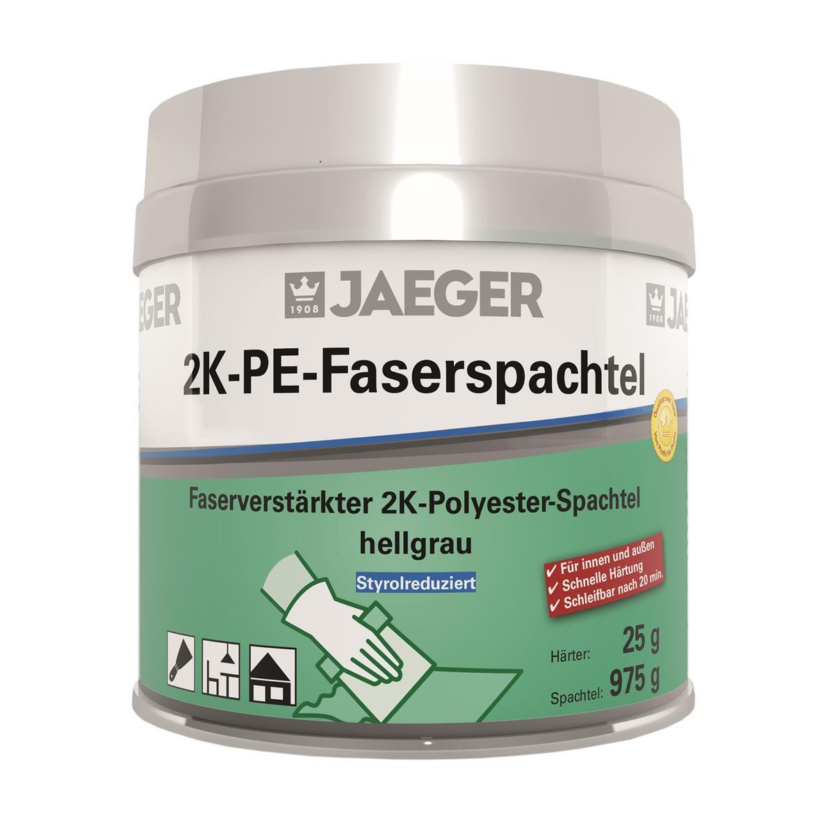 Jaeger 415 Kronen® 2K-PE-Faserspachtel - 250 g