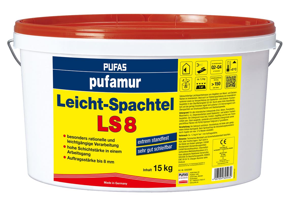 PUFAS pufamur Leichtspachtel LS 8 - 15 kg
