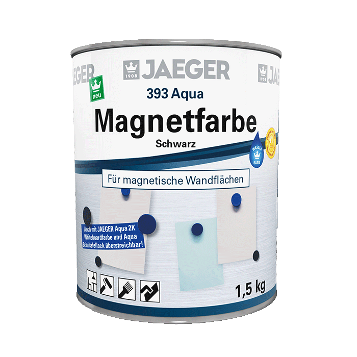 Jaeger 393 Aqua Magnetfarbe - 1,5 L