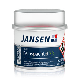 Jansen 2K-PE-Feinspachtel SR inkl. Härter - Weiß - 1 L