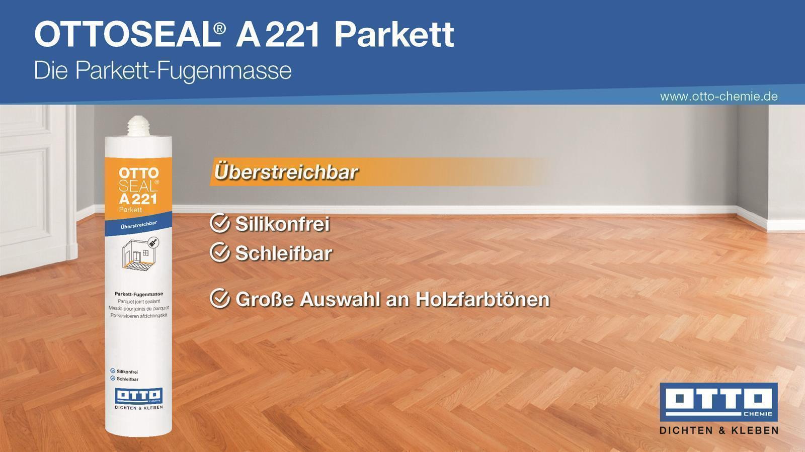 OTTOSEAL Parkett- & Fugenmasse A221 - C6118 Eiche Schwarz